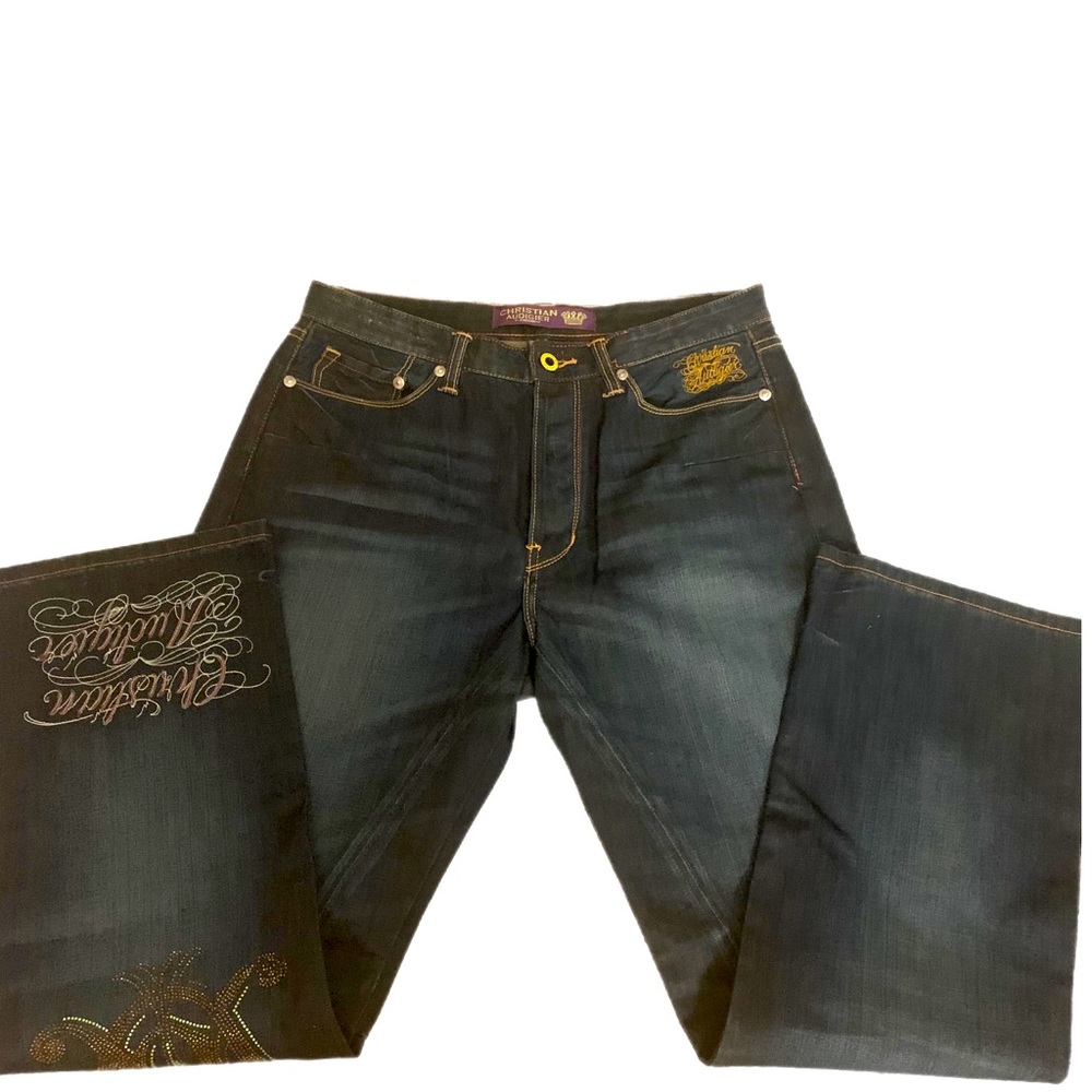 Rare vintage Christian Audigier for Ed Hardy men’s jeans - Picture 3 of 9